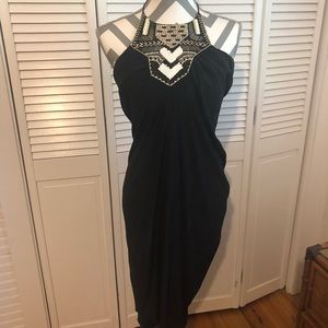 All saints silk beaded dress